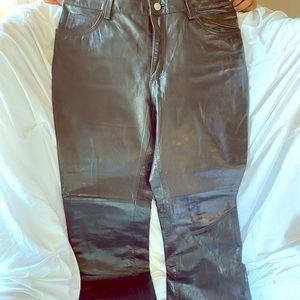 Leather pants